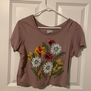 Floral crop top